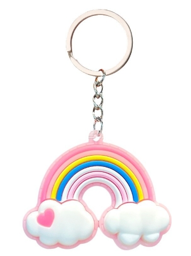 Happy Sunglasses Smiley Face rubber pvc Keychain filling machine